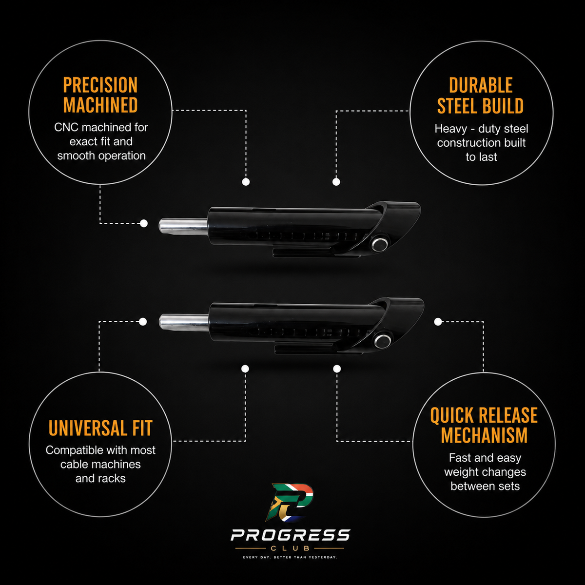 Progress Club™ Pro Dropset Pins